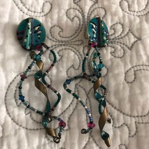 Vintage earrings handmade